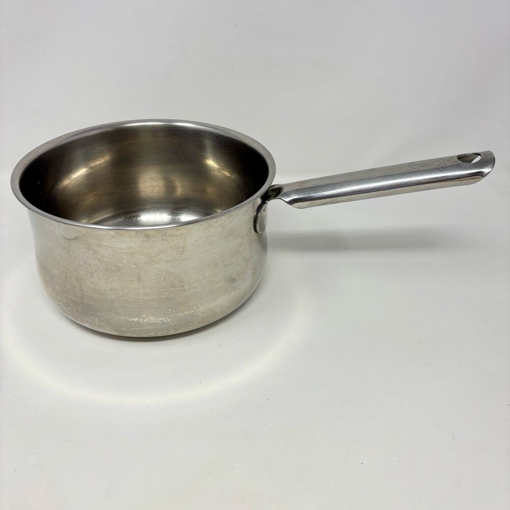 Revere Ware SX Stainless Steel 2.5qt Sauce Pan Pot Copper Clad Bottom No lid